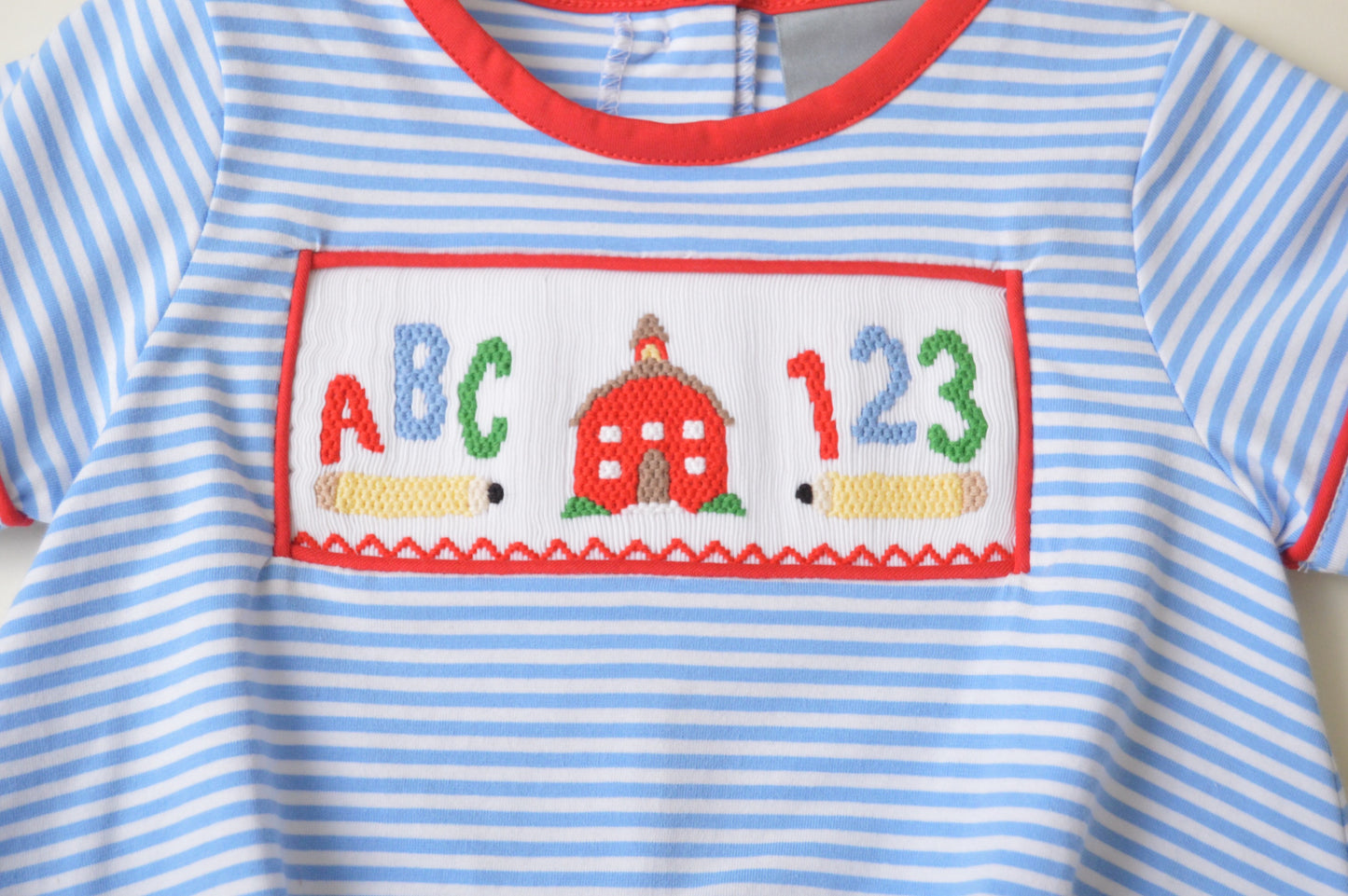 Schools Days Boys Smocked Bubble