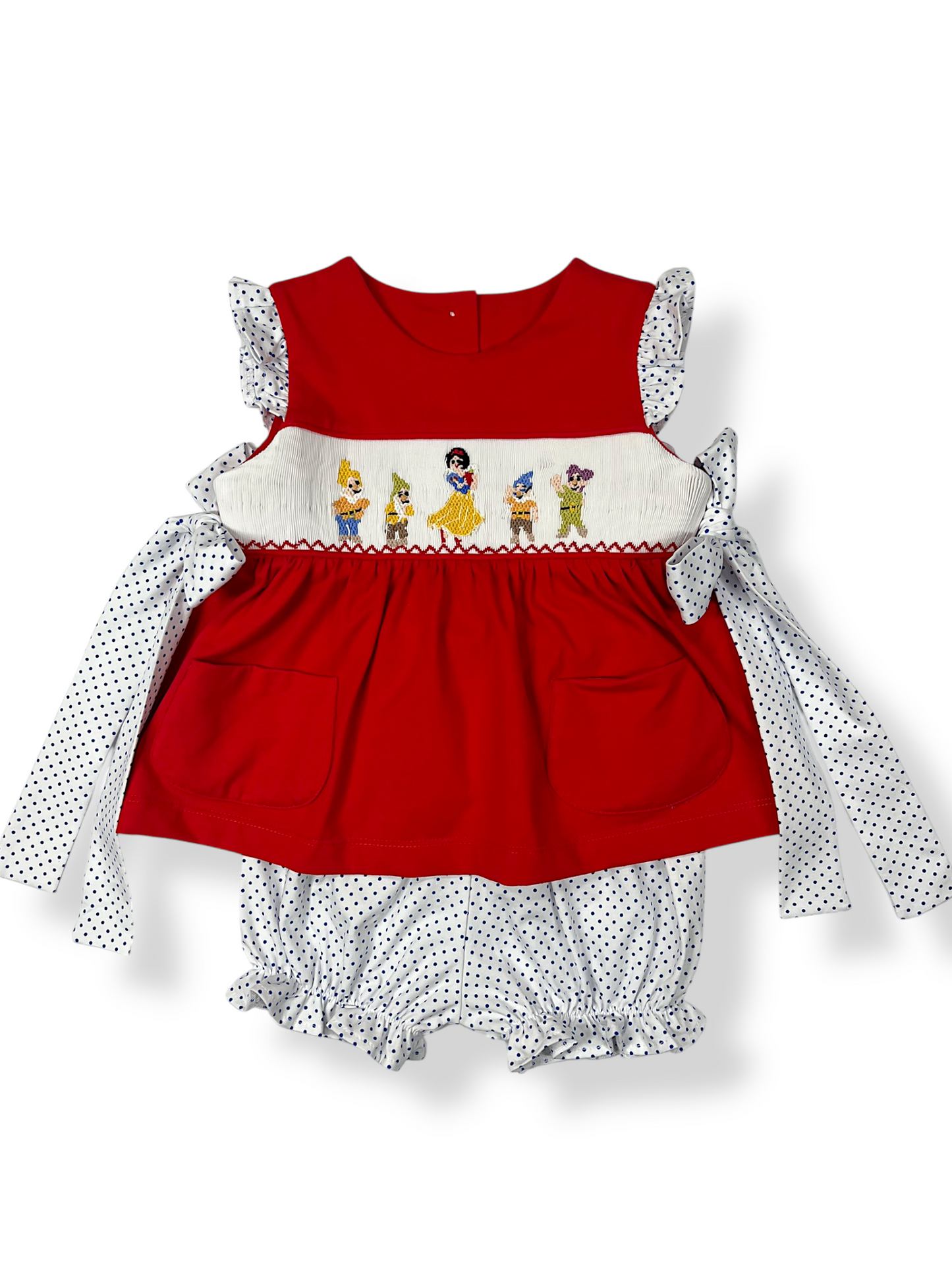 Princess & Helpers Smocked Bloomer Set