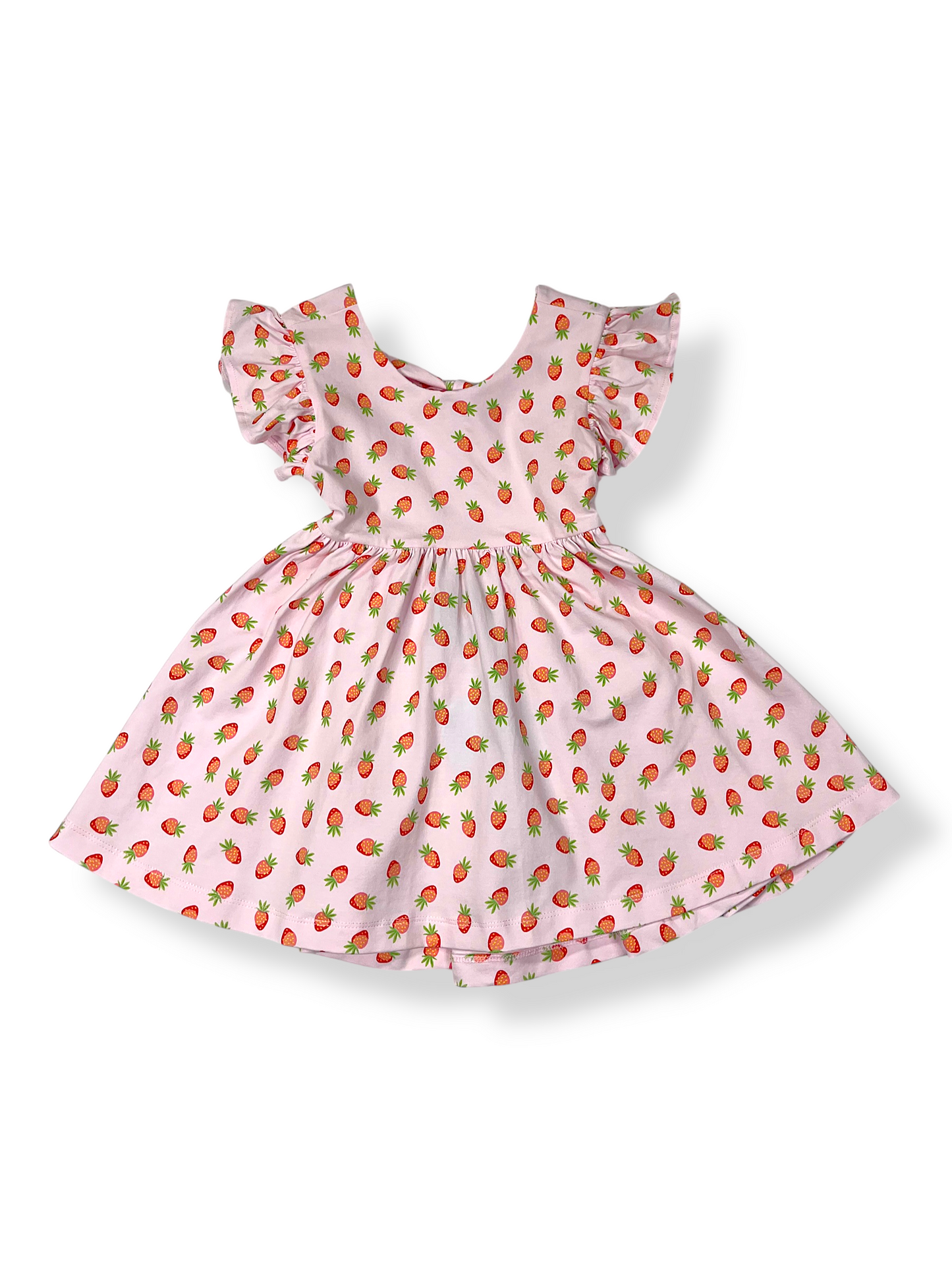 Strawberry Tie Back Dress
