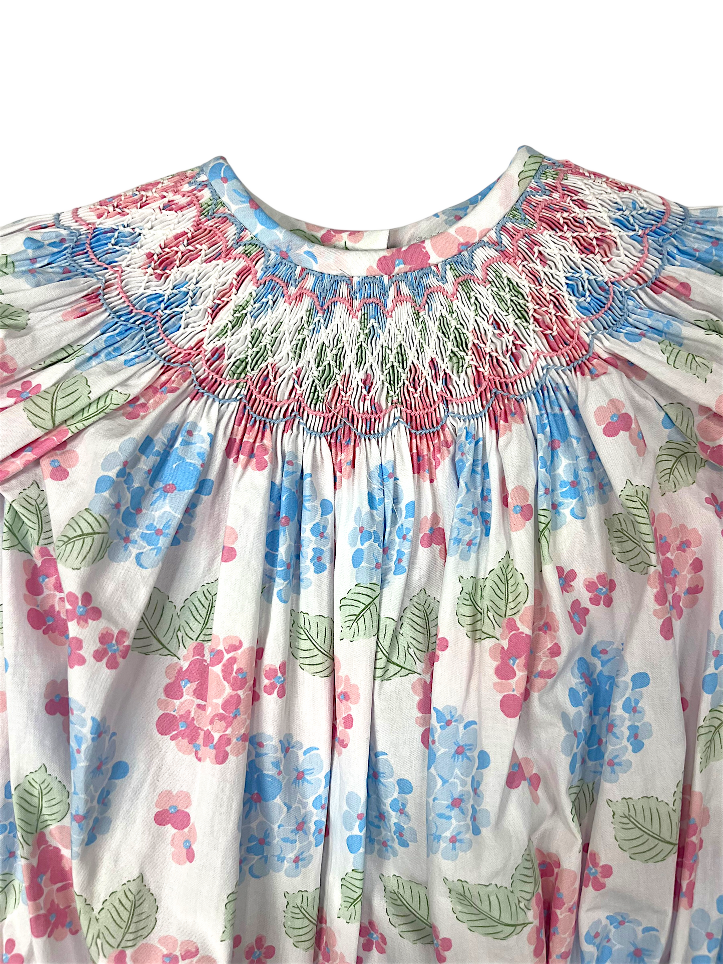 Hydrangea Smocked Bubble