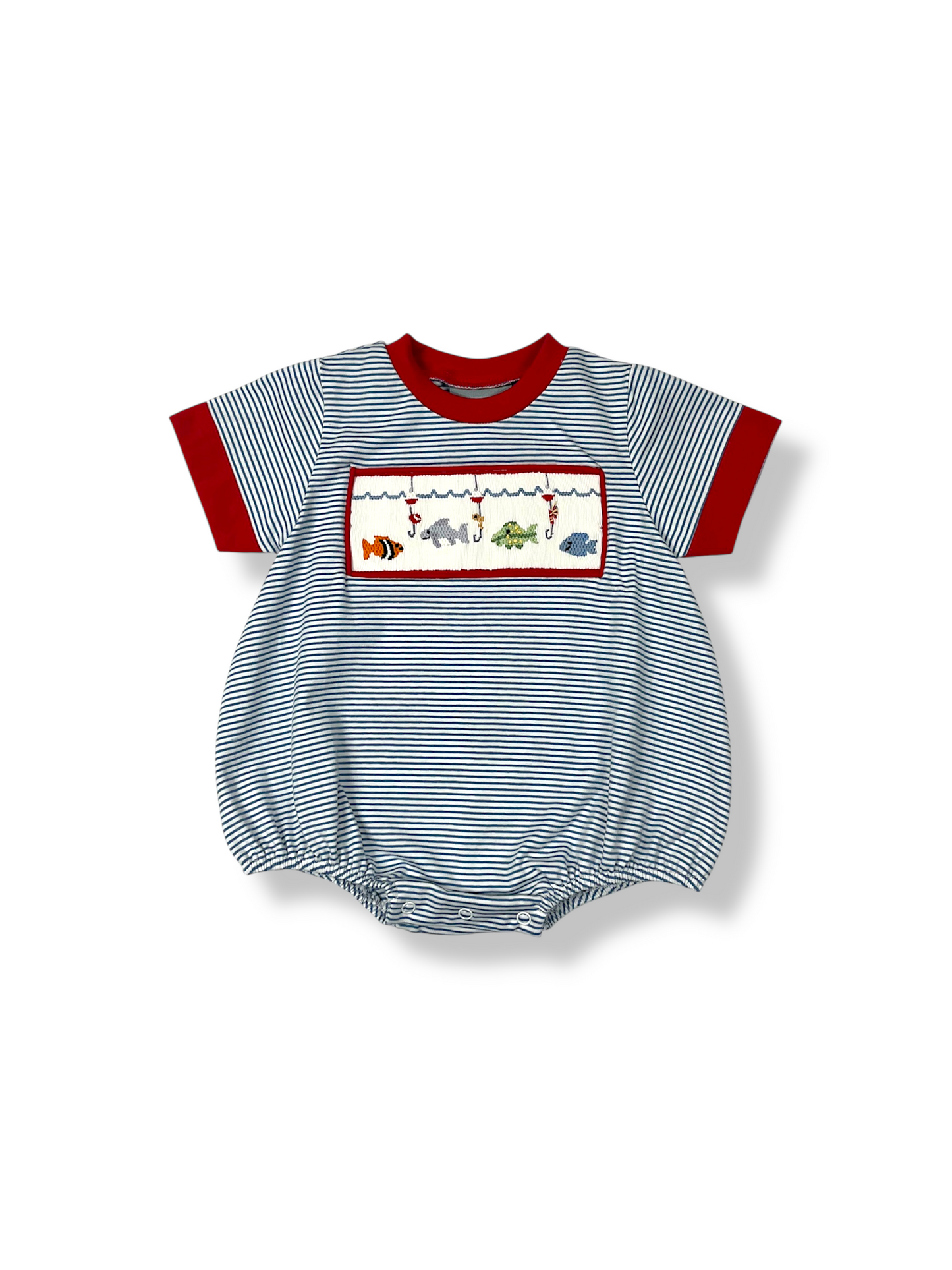 Gone Fishing Smocked Bubble