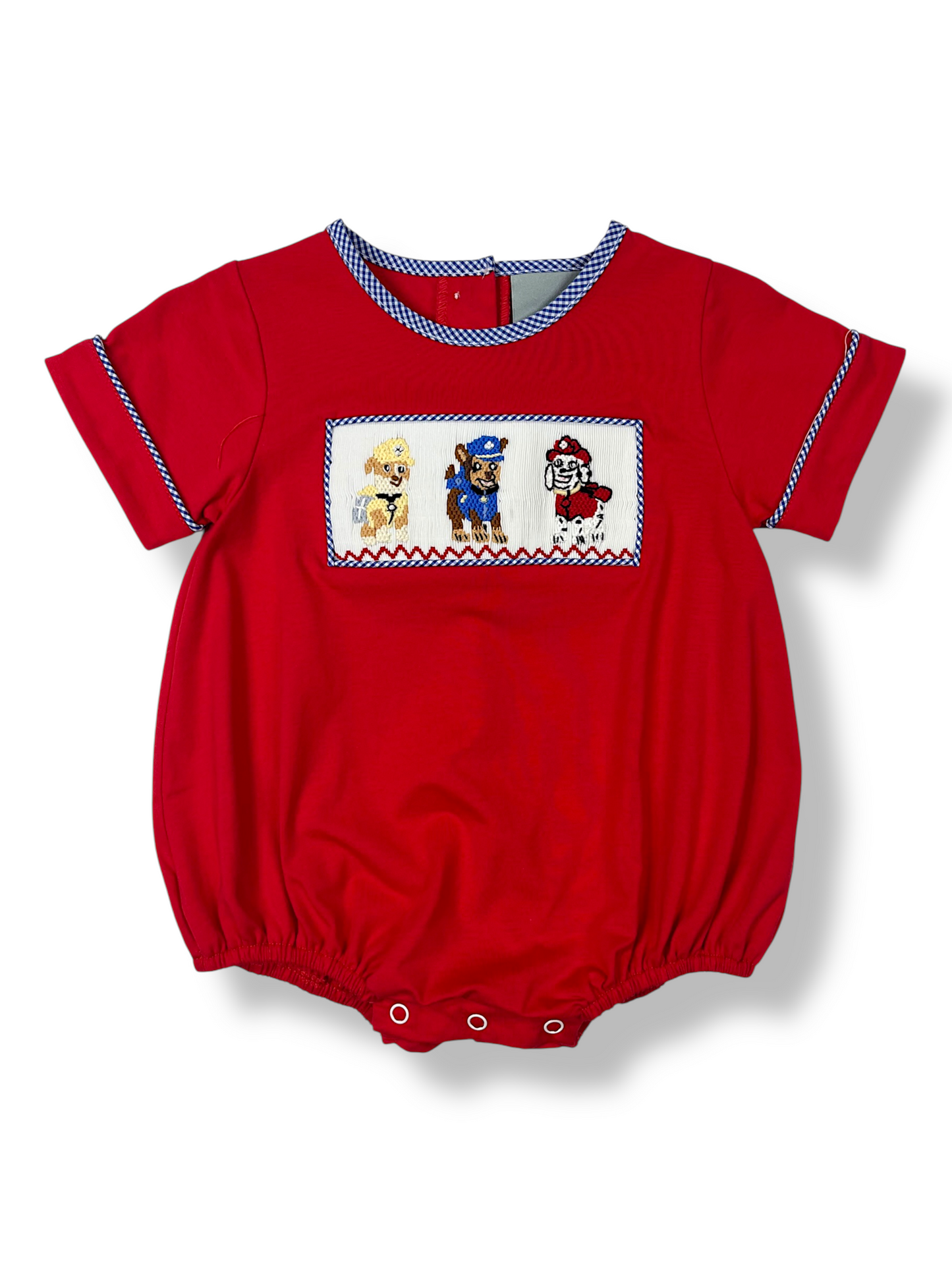 Puppy Patrol Smocked Bubble