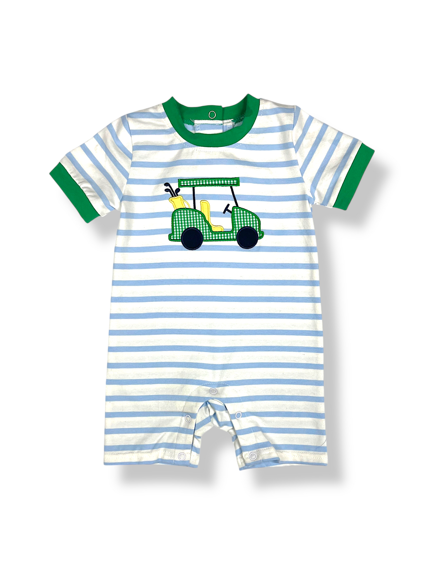 PRE-ORDER Golf Applique Boys Romper