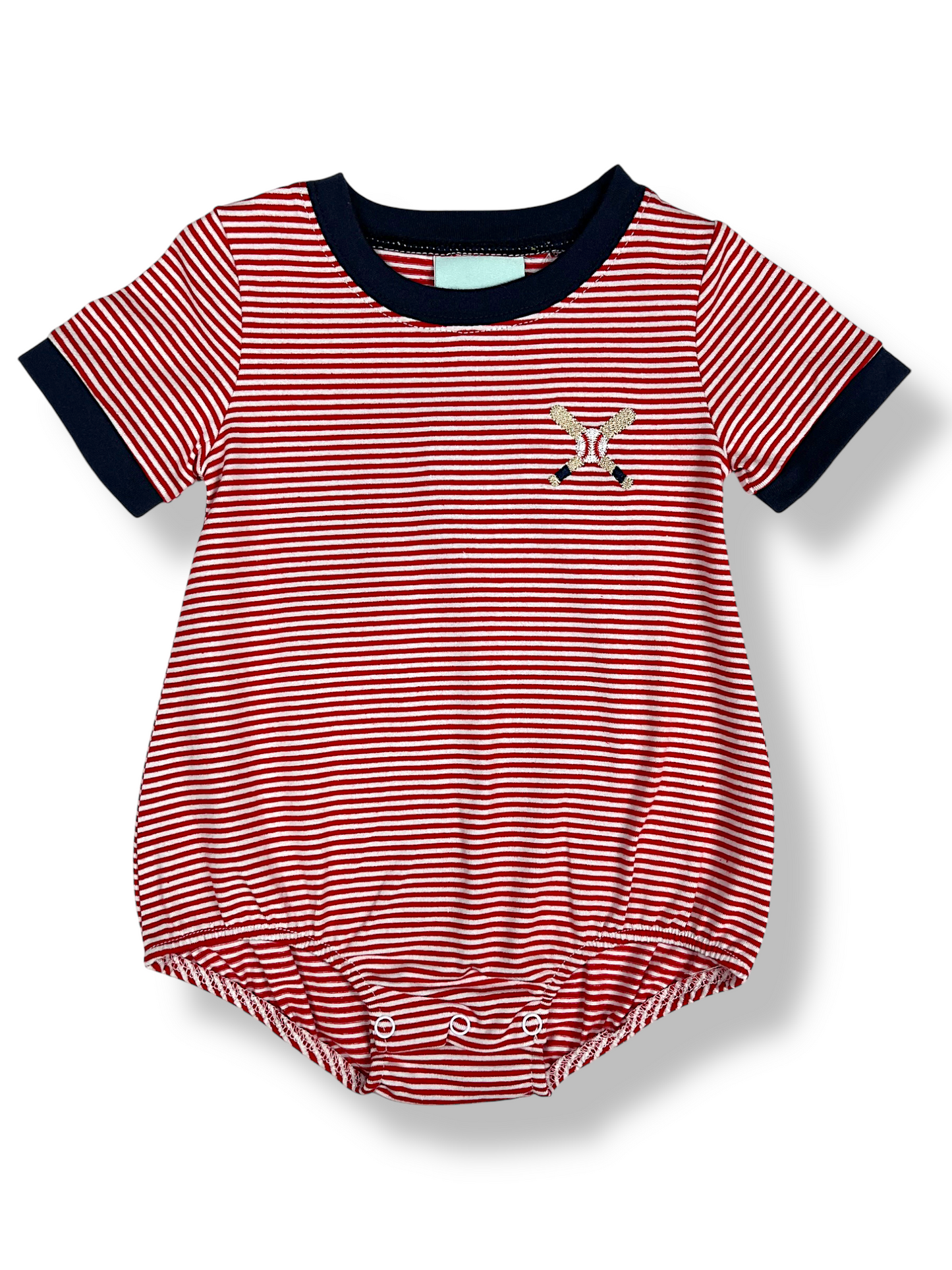 PRE-ORDER Baseball Embroidered Boys Bubble