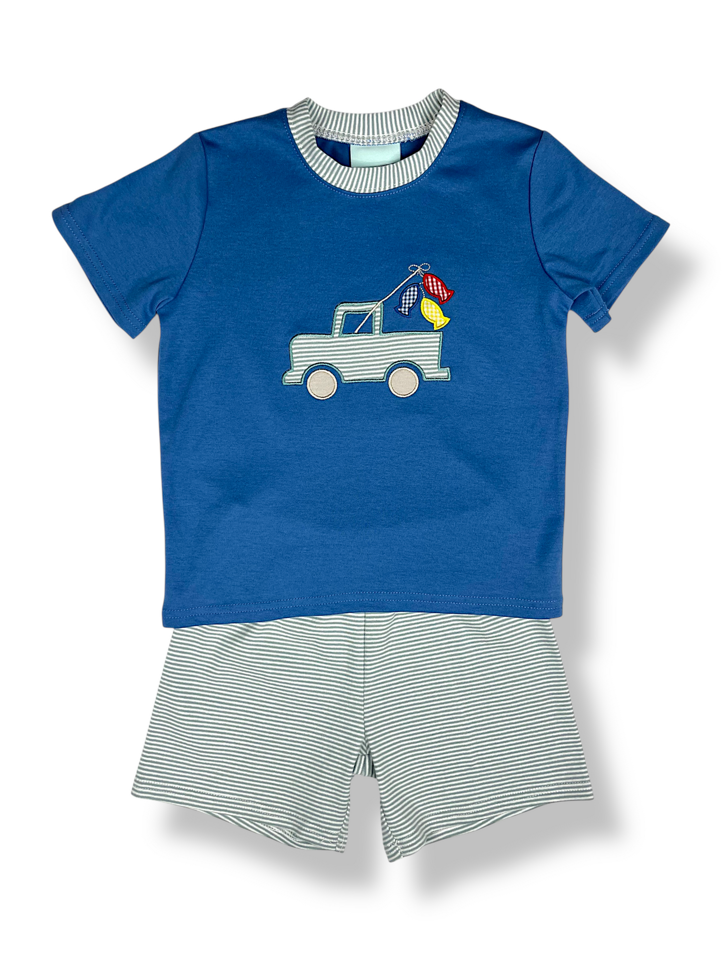PRE-ORDER Gone Fishin' Boys Short Set