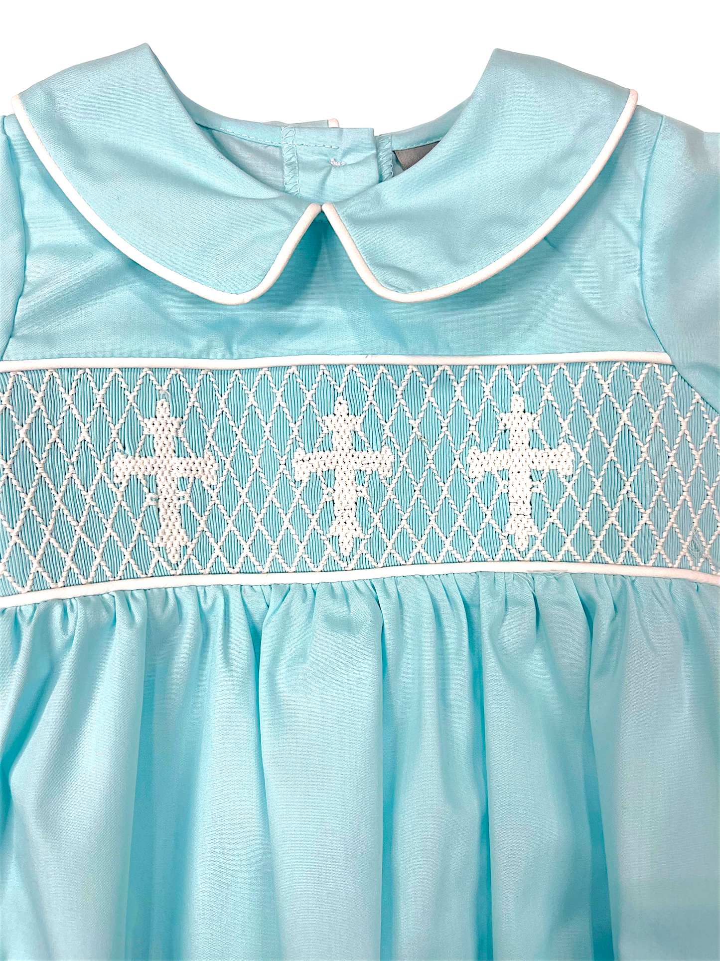 Boys Smocked Cross Bubble