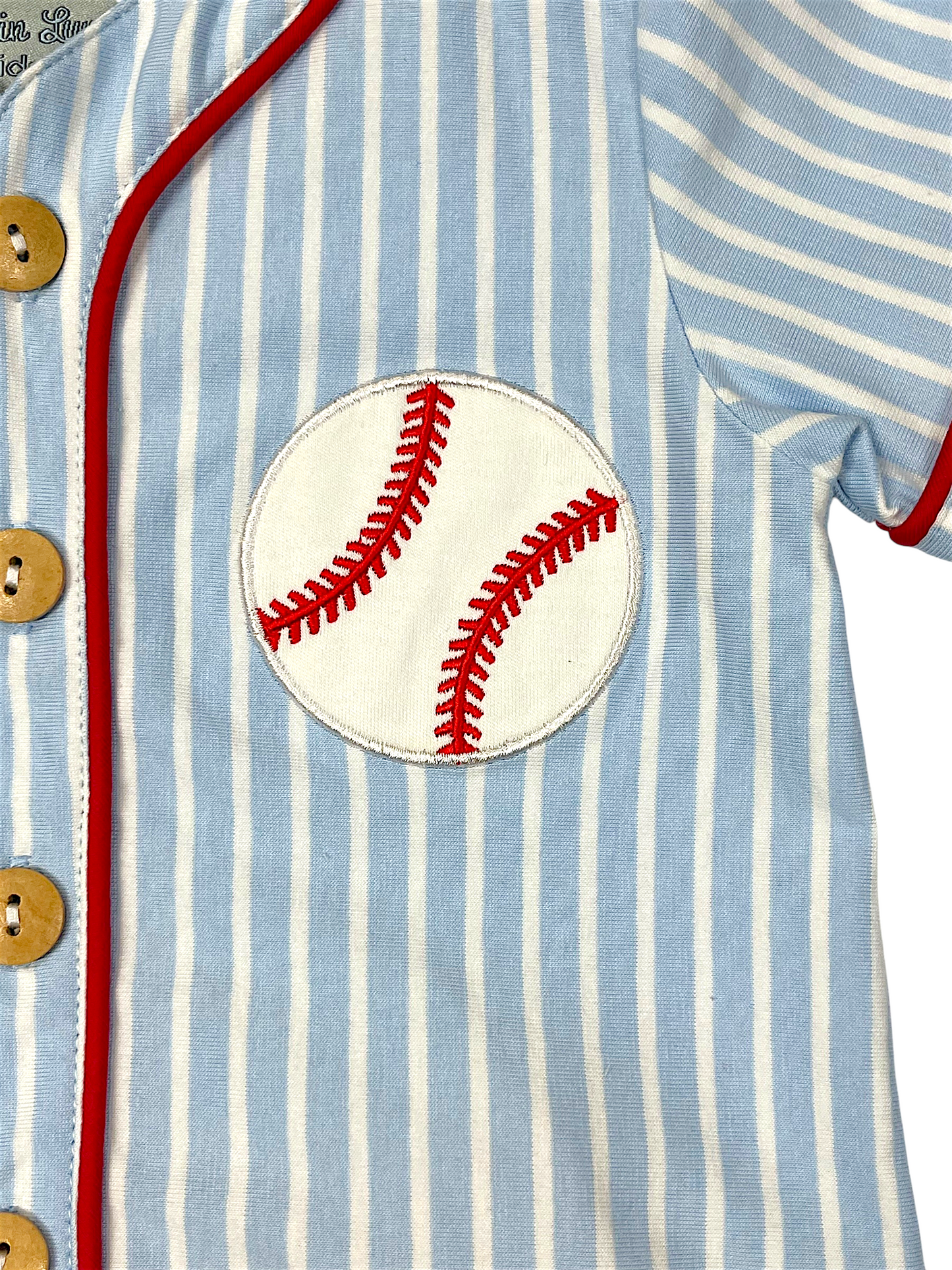 Baseball Appliqué Boys Short Set