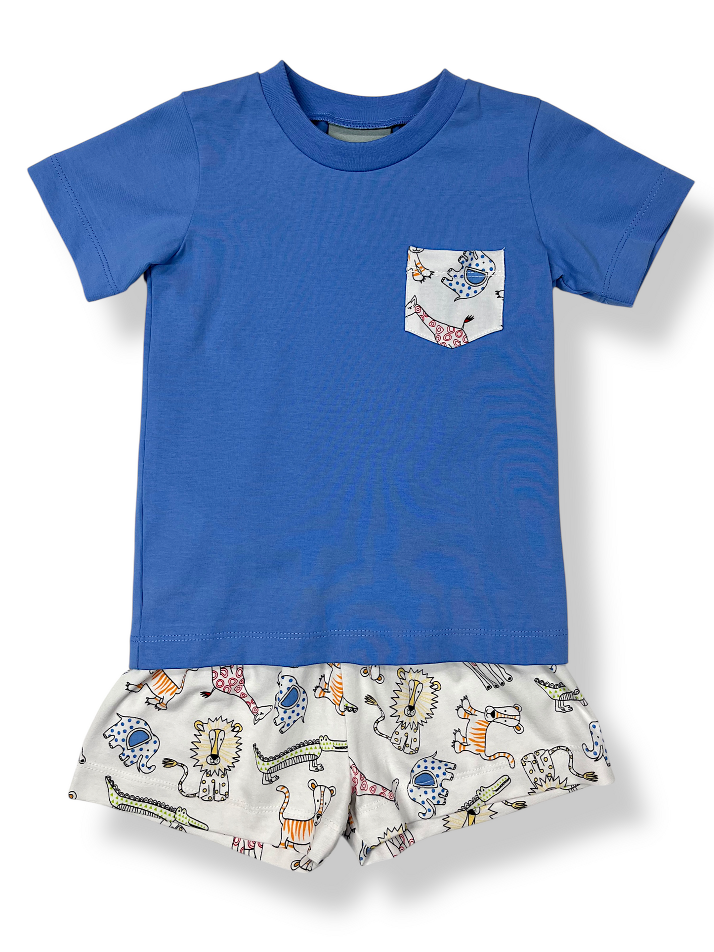 Zoo Animals Boys Short Set