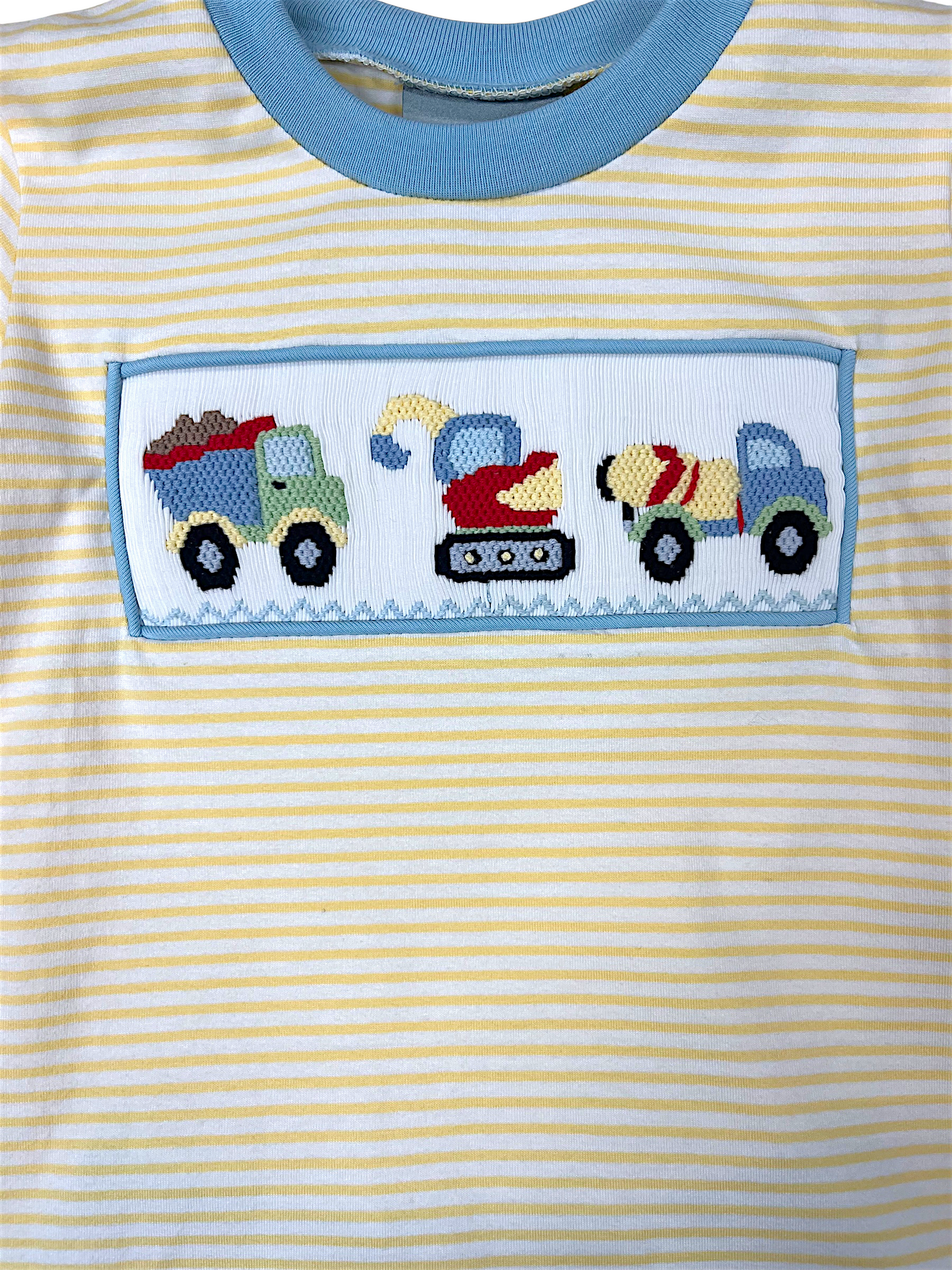 Construction Smocked Short Set