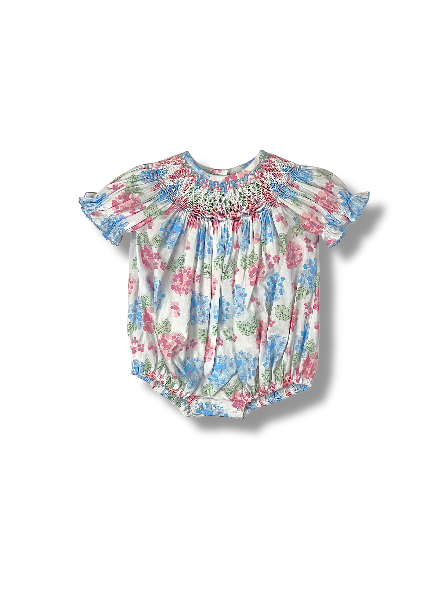 Hydrangea Smocked Bubble