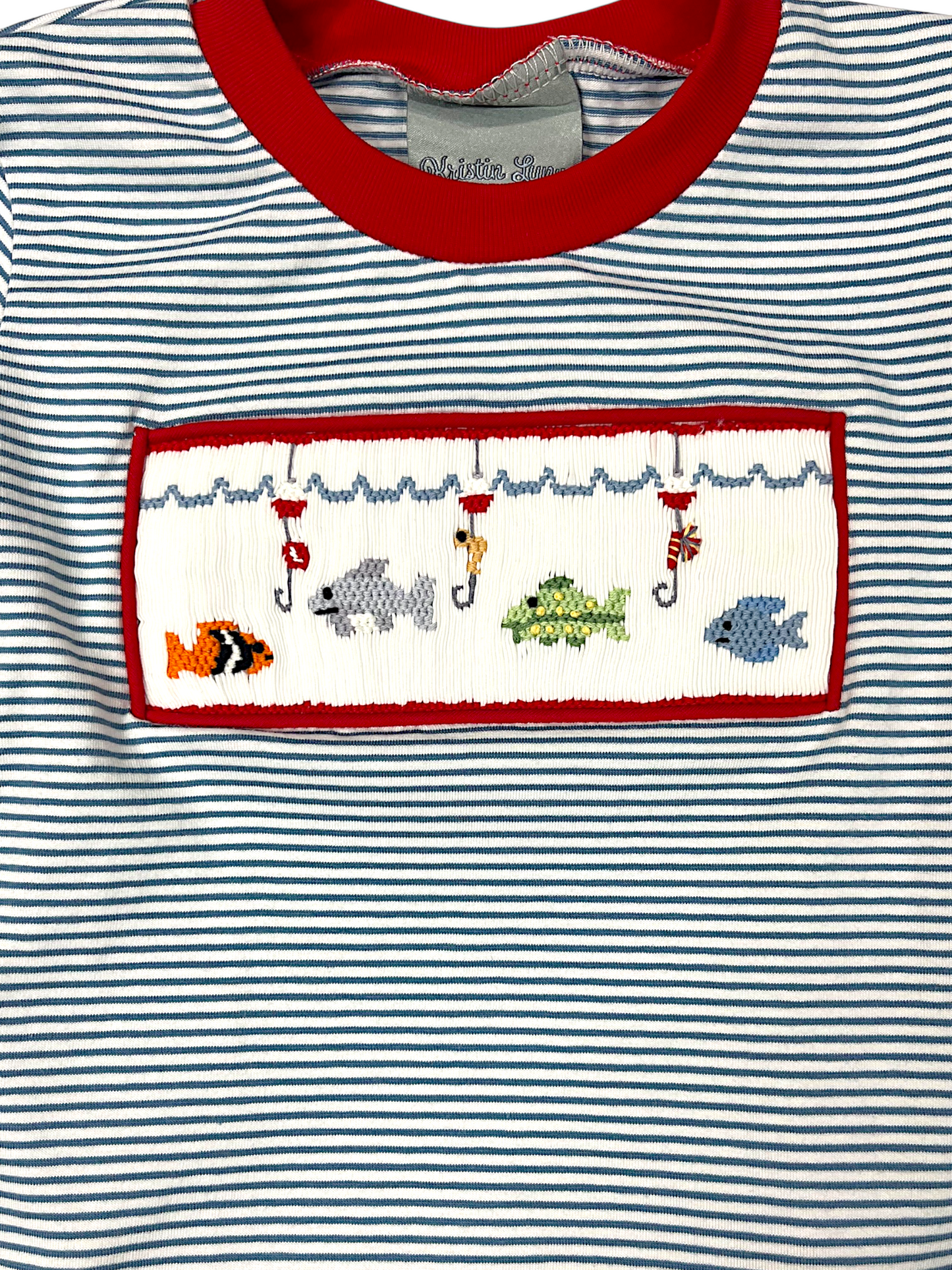 Gone Fishing Smocked Short Set
