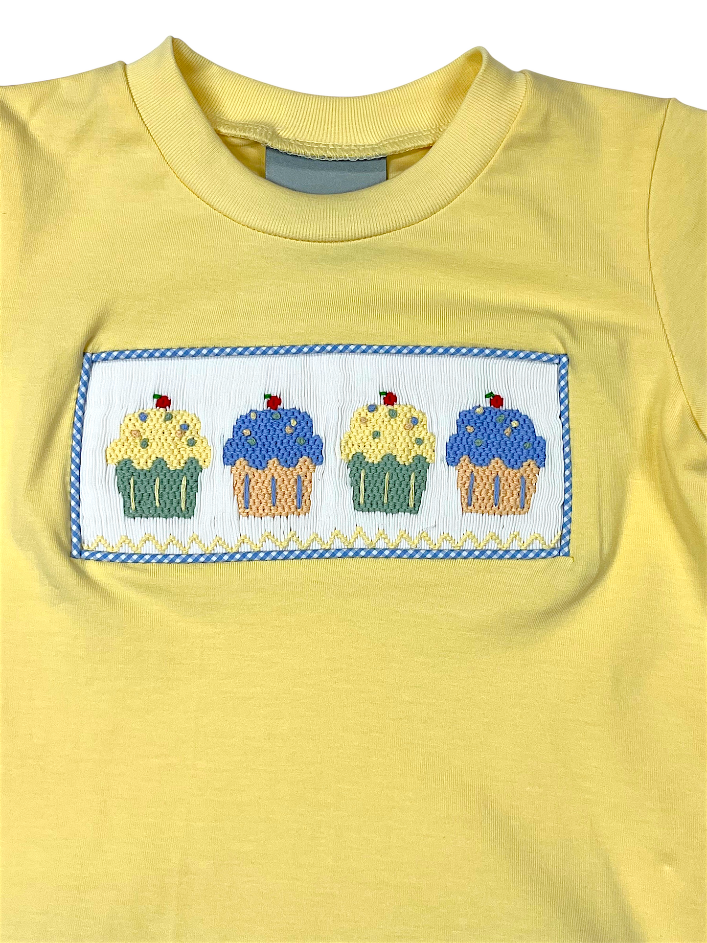 Cupcake Smocked Boys Short Set