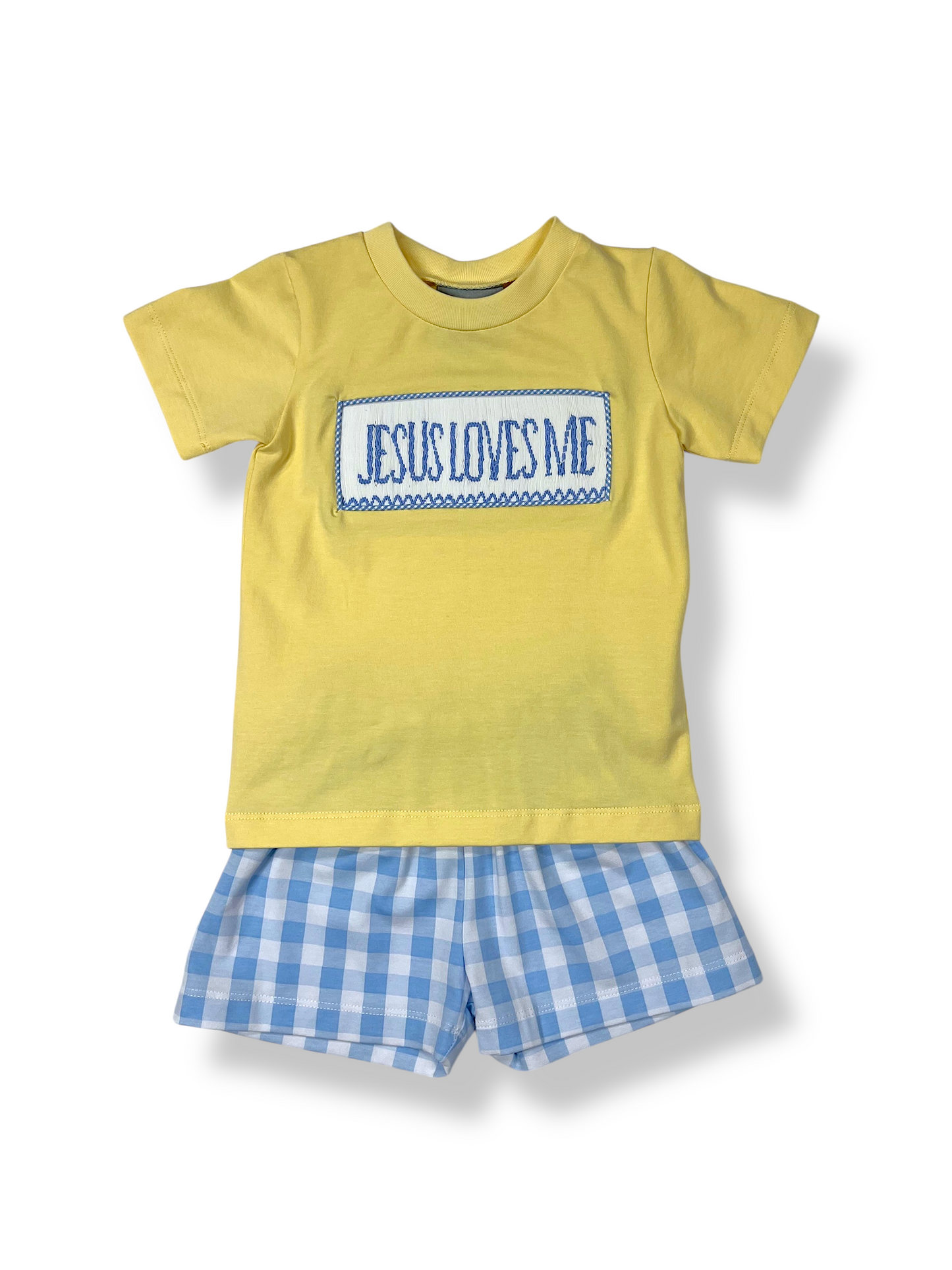 Jesus Loves Me Boys Short Set