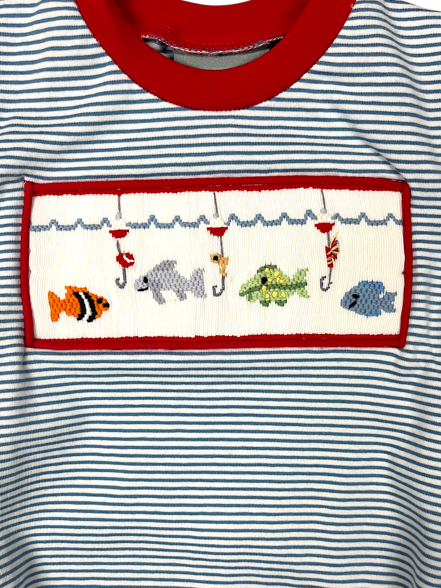 Gone Fishing Smocked Bubble