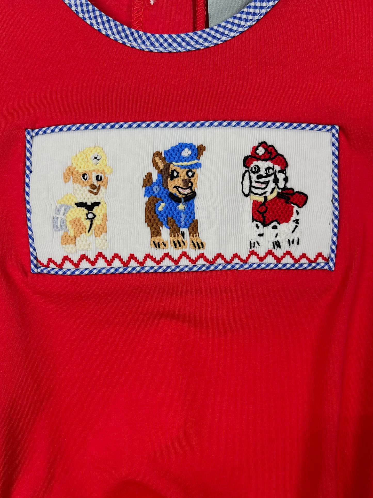 Puppy Patrol Smocked Bubble