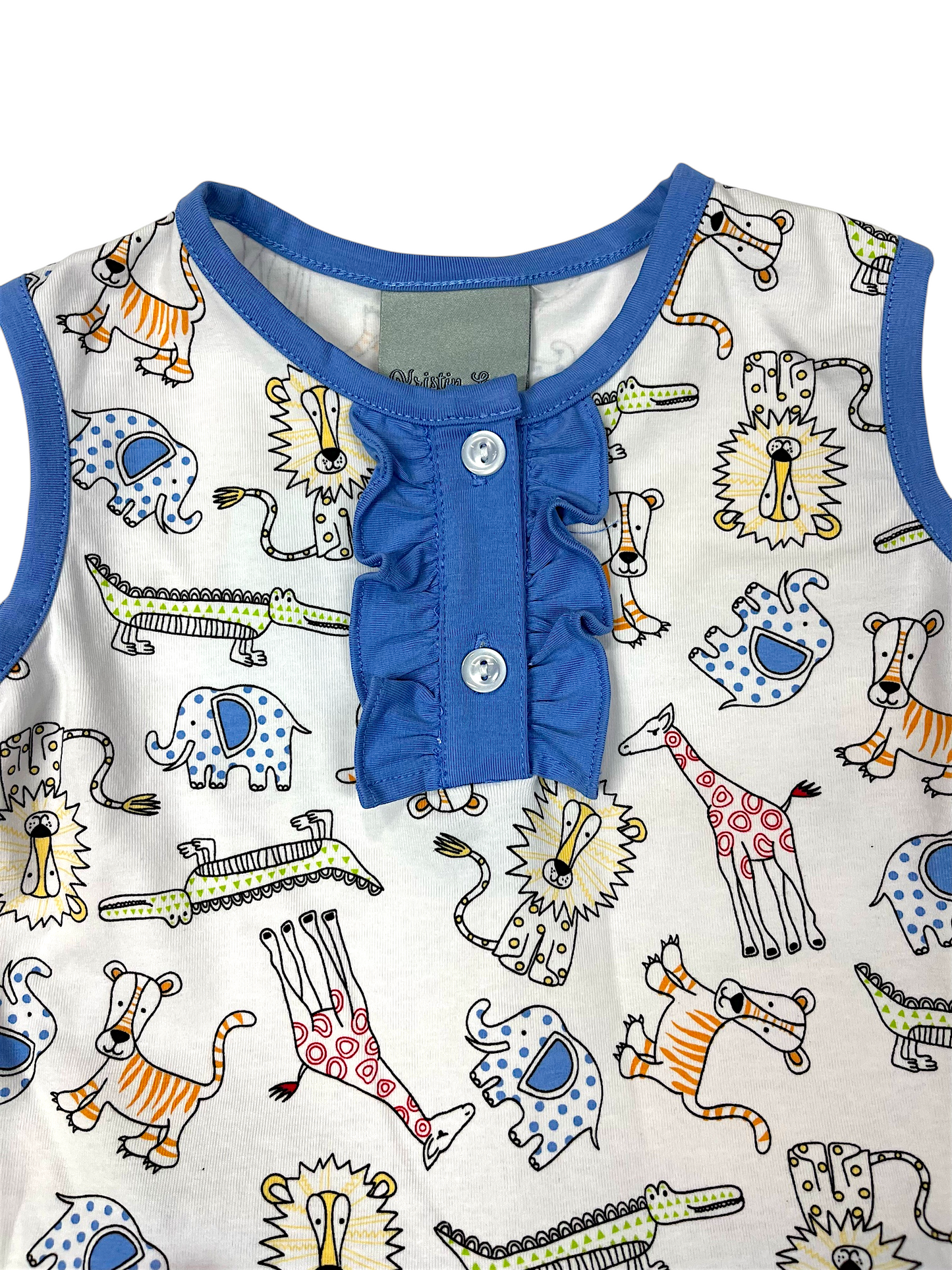 Zoo Animal Girls Short Set