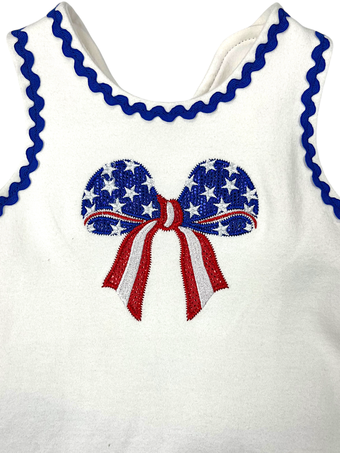 American Flag Sparkle Bloomer Set