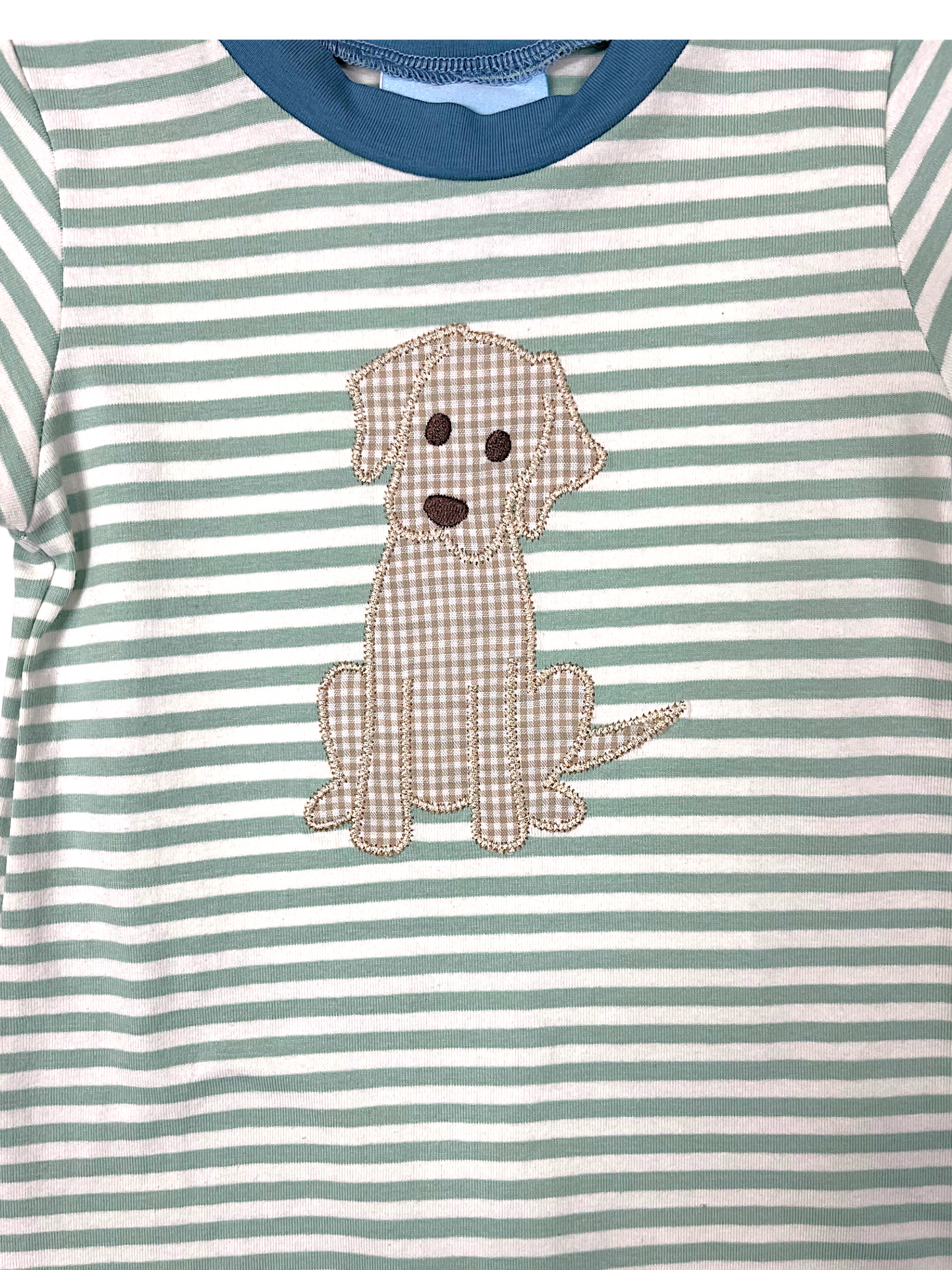Puppy Boys Applique Romper