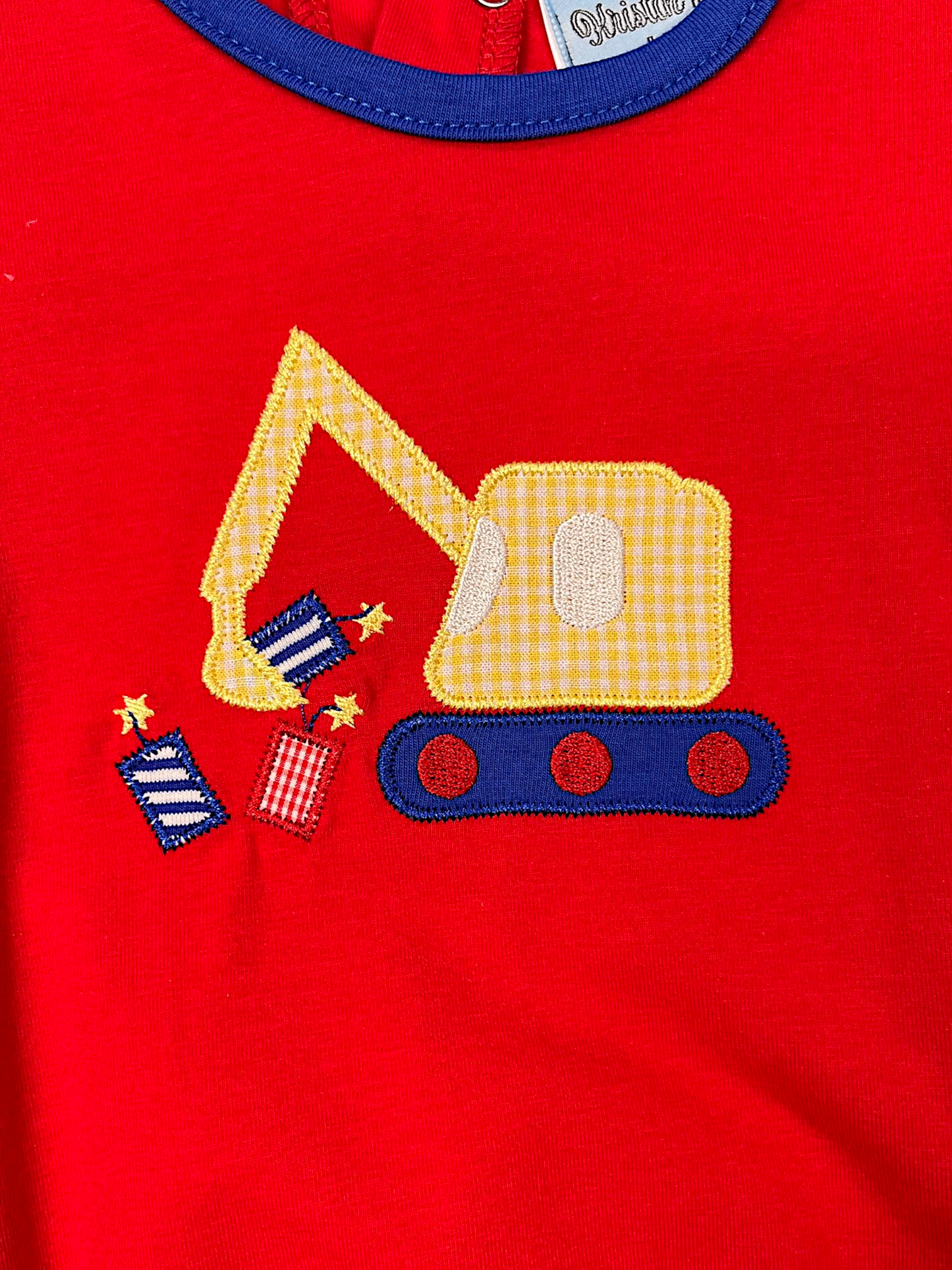 Fireworks Excavator Boys Bubble