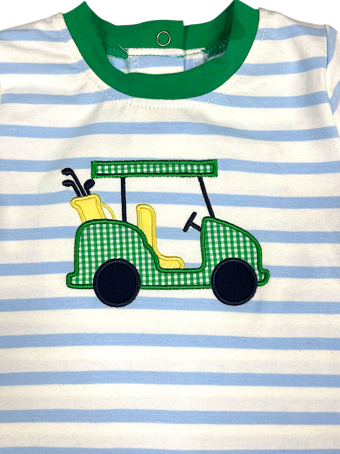 PRE-ORDER Golf Applique Boys Romper
