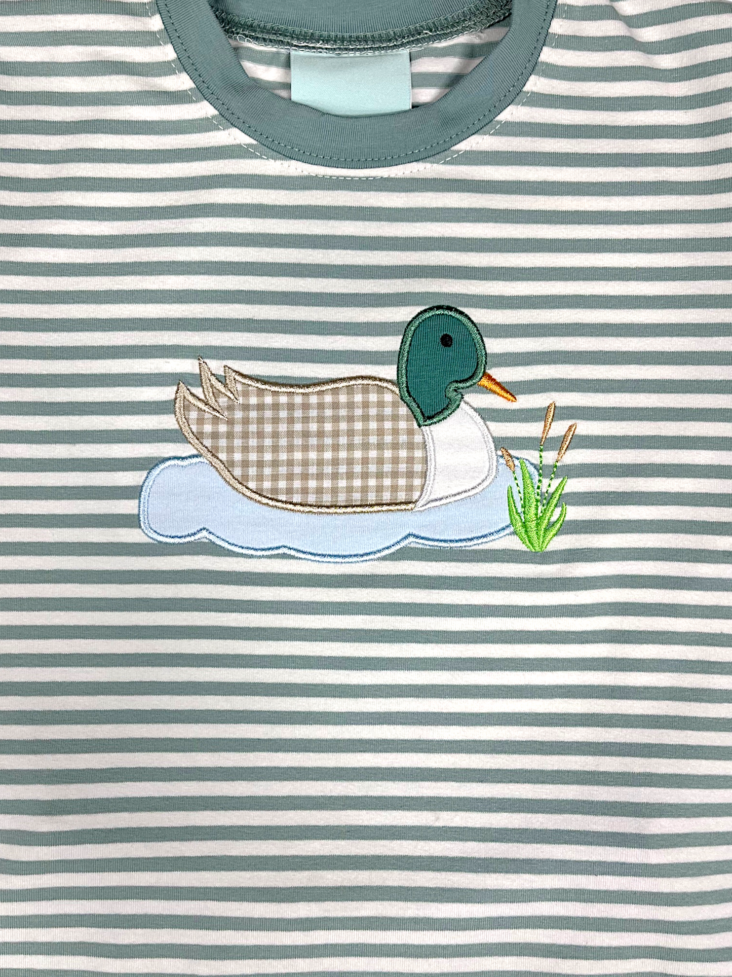 PRE-ORDER Boys Duck Applique Boys Short Set