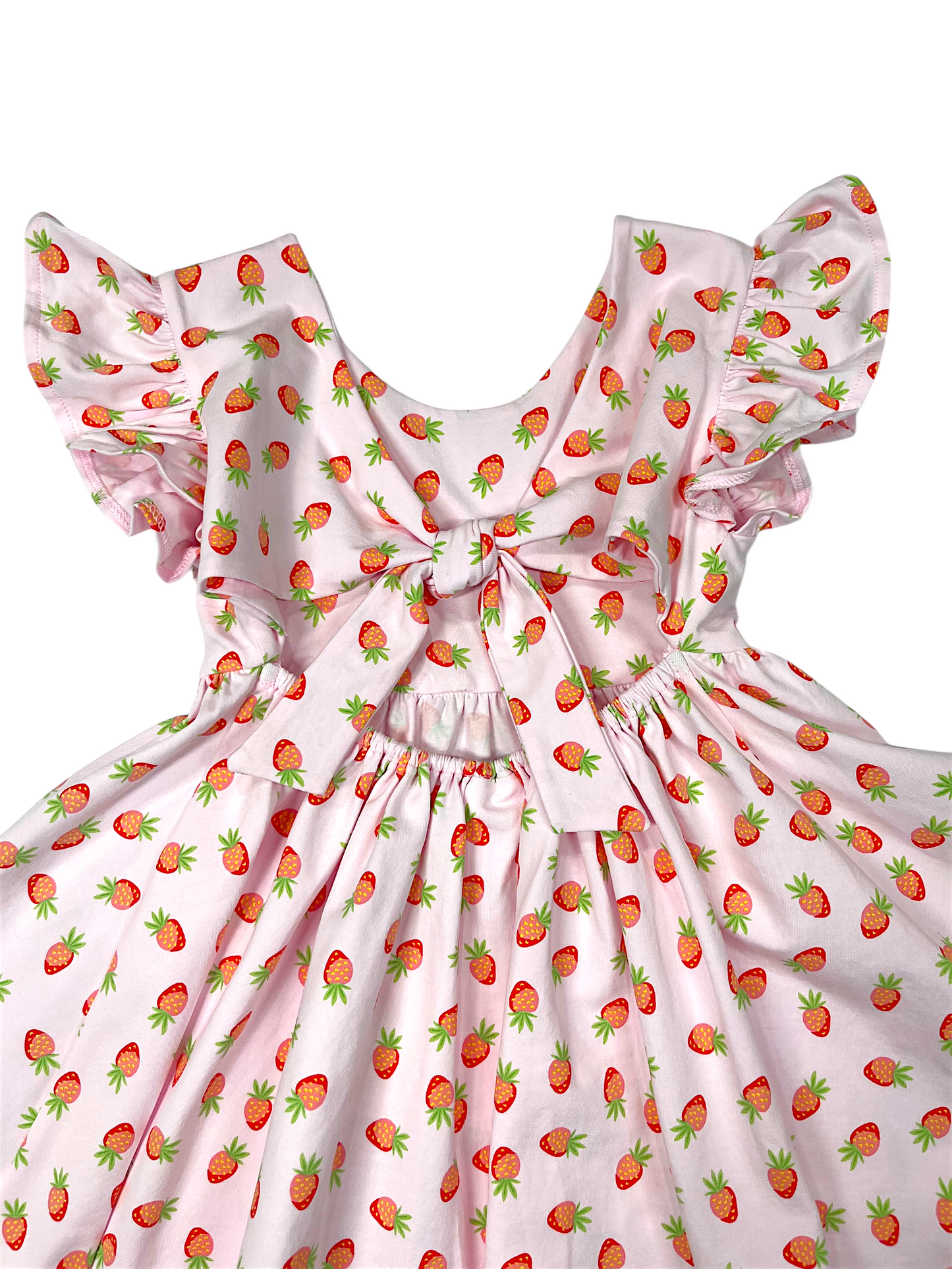 Strawberry Tie Back Dress