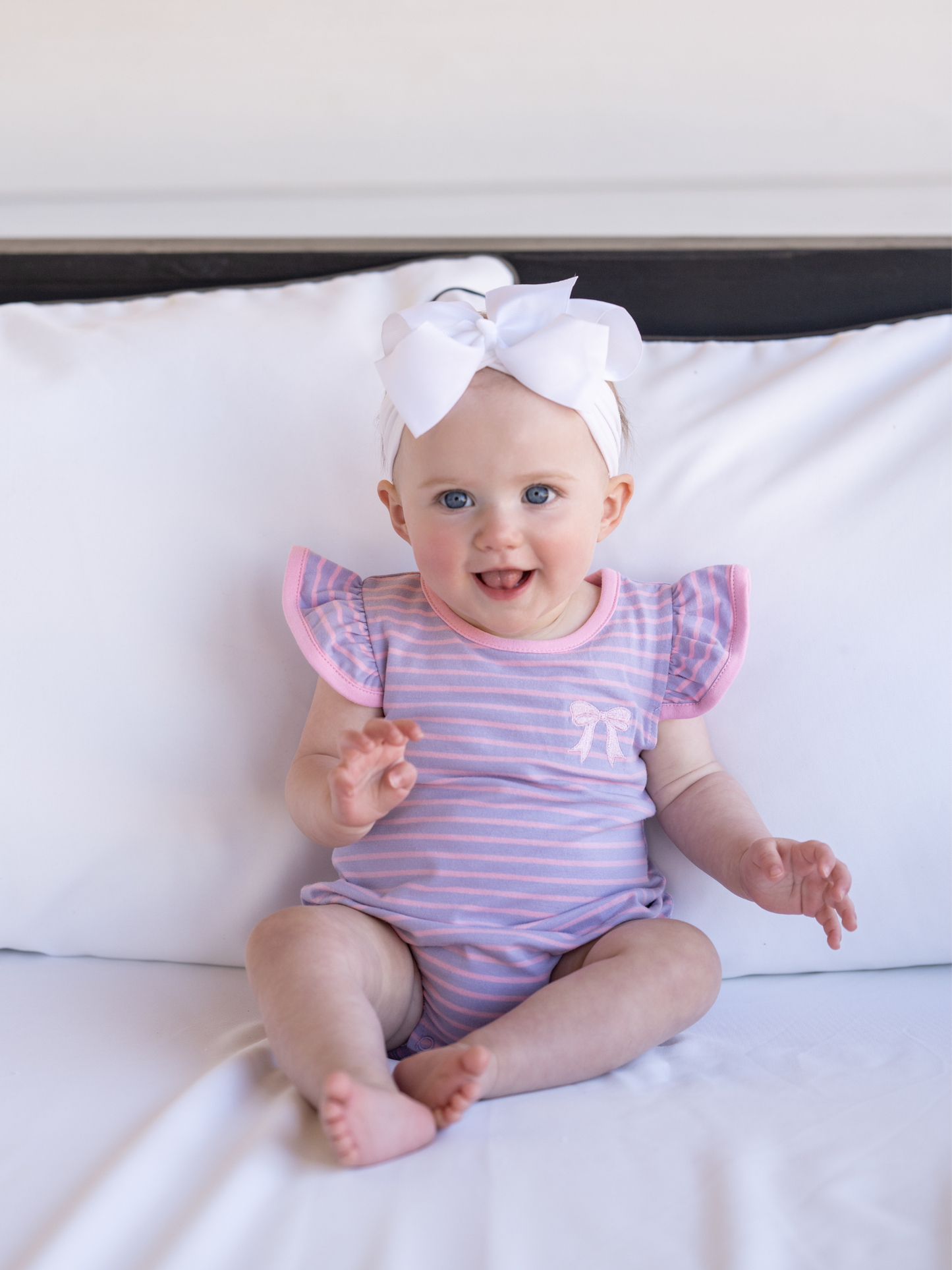 PRE-ORDER Bow Embroidered A/S Bubble