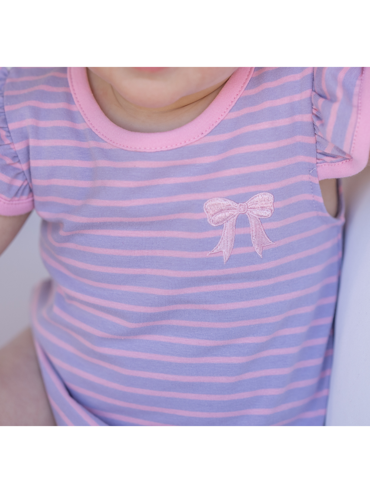 PRE-ORDER Bow Embroidered A/S Bubble