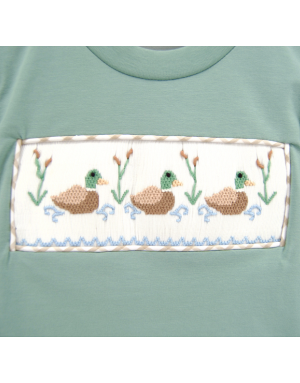 Mallard Smocked Boys Pant Set