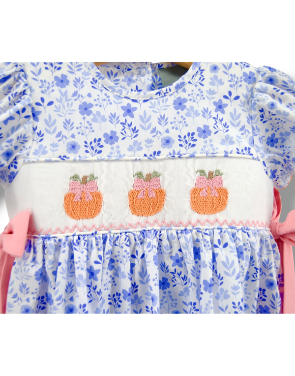 Pumpkin Smocked Dress