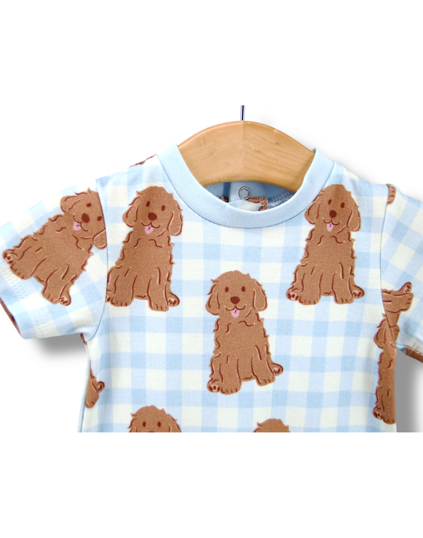 Puppy Boys Romper