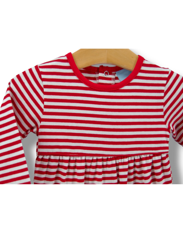 Owen Romper Red Stripe
