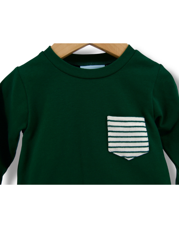 Asher L/S Diaper Set Green