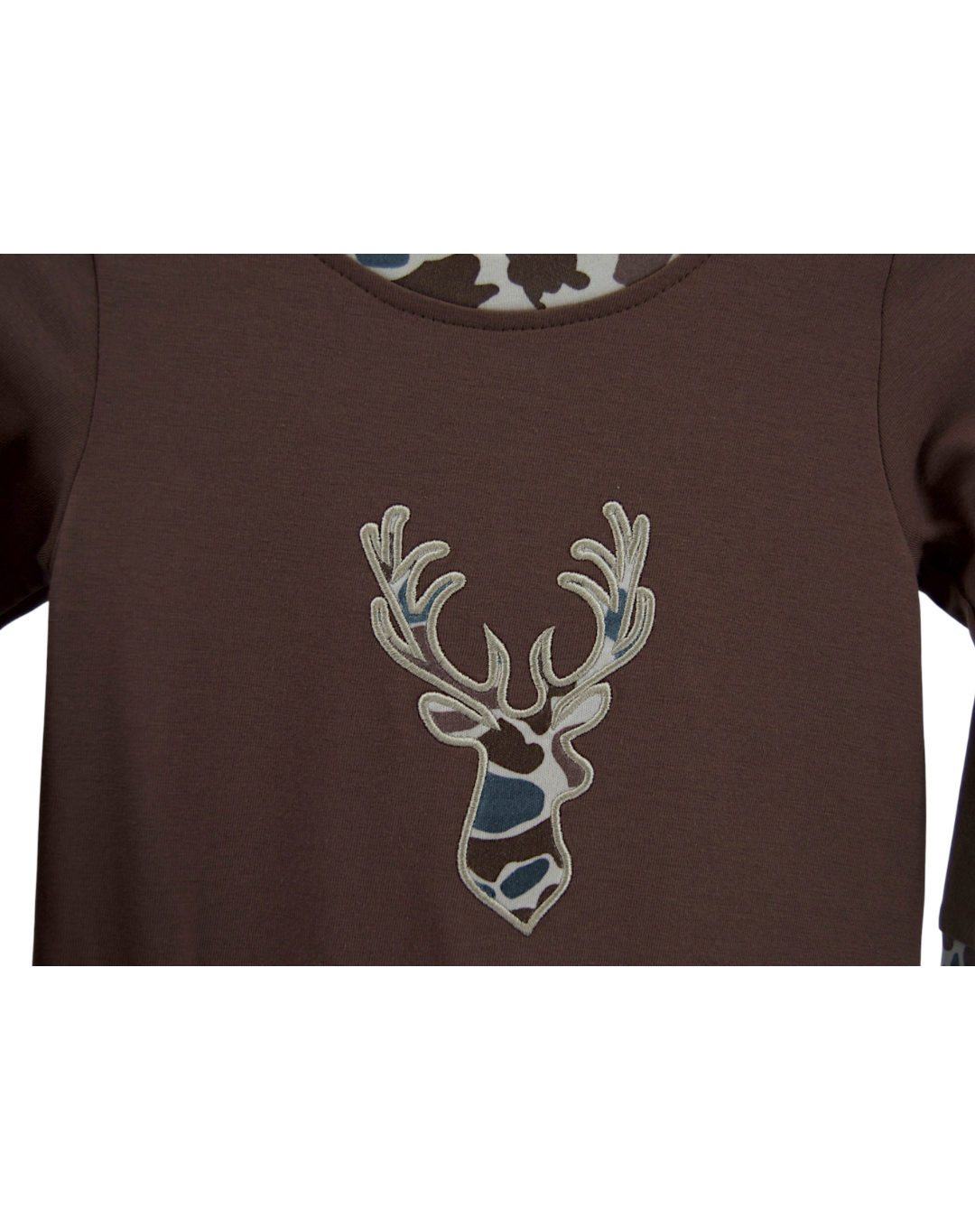 Camo Deer Boys Romper