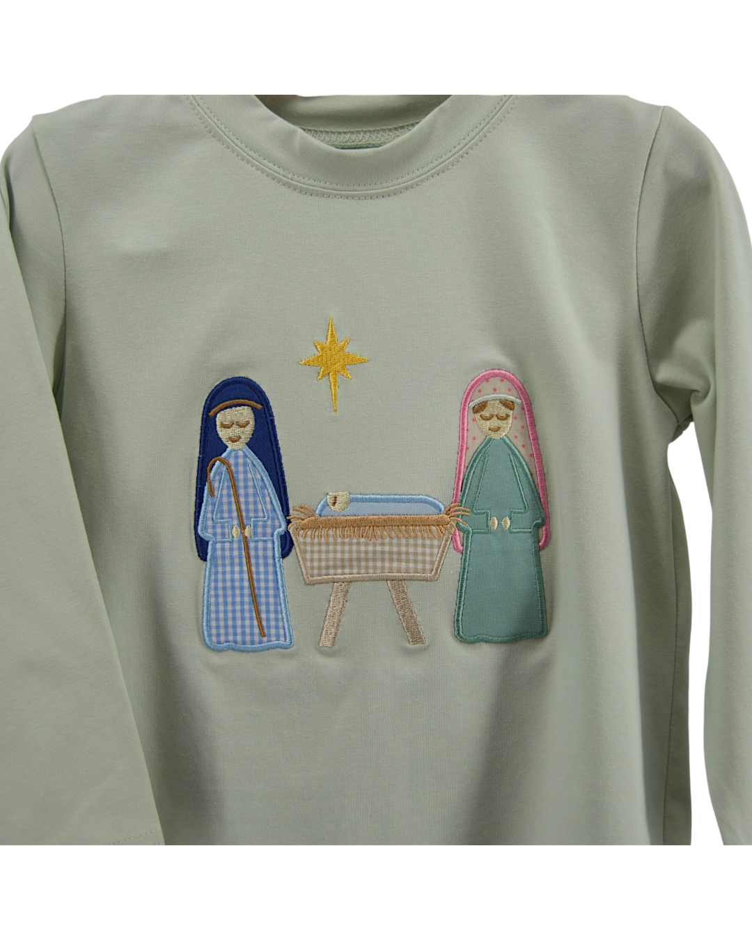 Nativity Applique Boys Pant Set