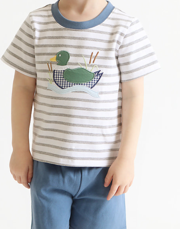 Mallard Applique Short Set