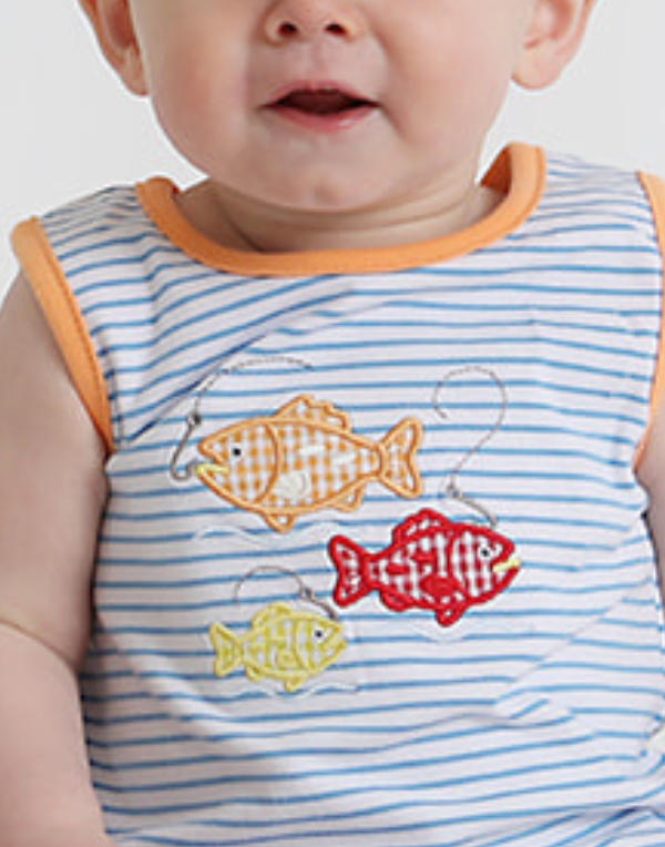 Go Fish Applique Bubble