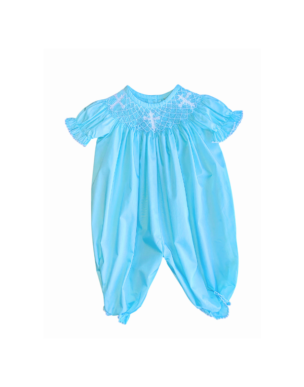Girls Smocked Cross Bishop Longall