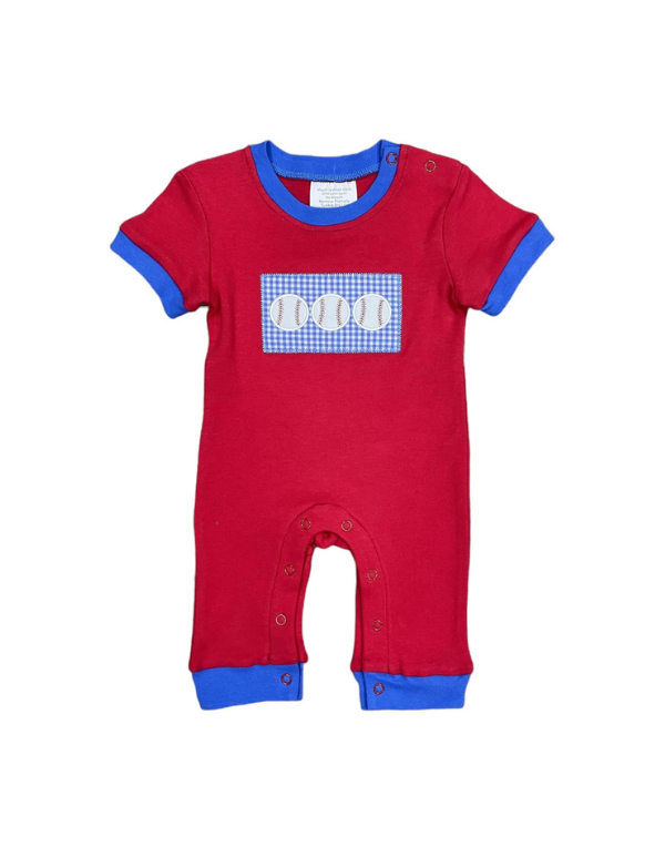Boy Baseball Romper