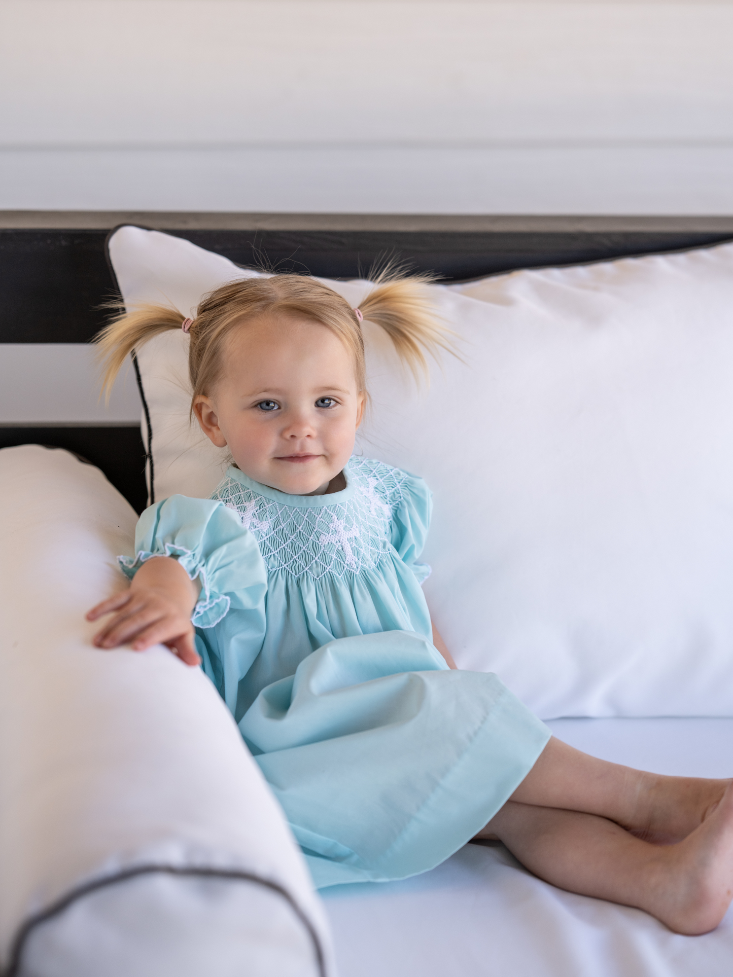 Girls Smocked Cross Bishop