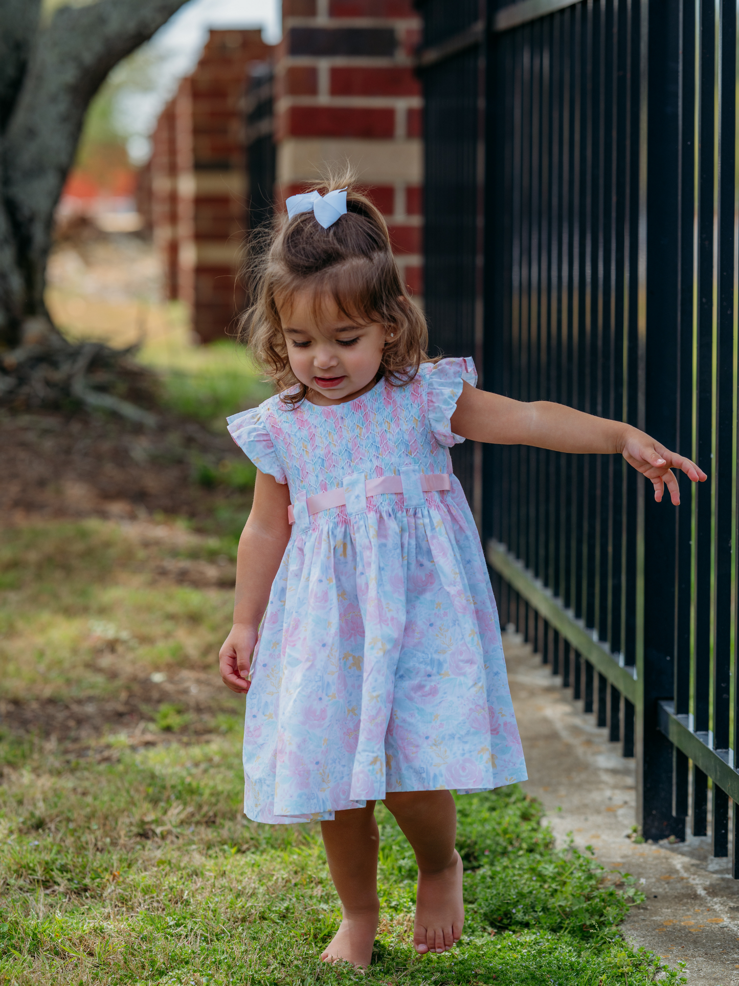 Hand Picked Smocked Dress
