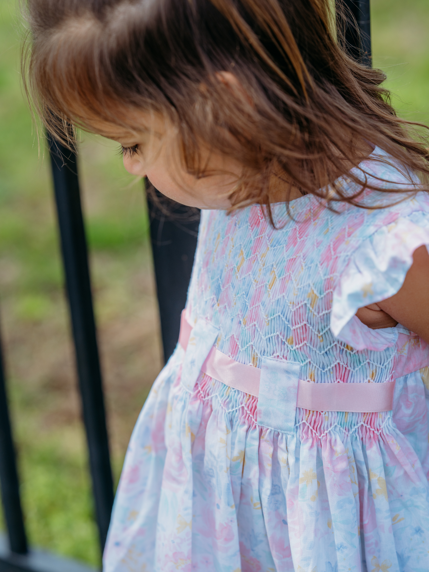 Hand Picked Smocked Dress