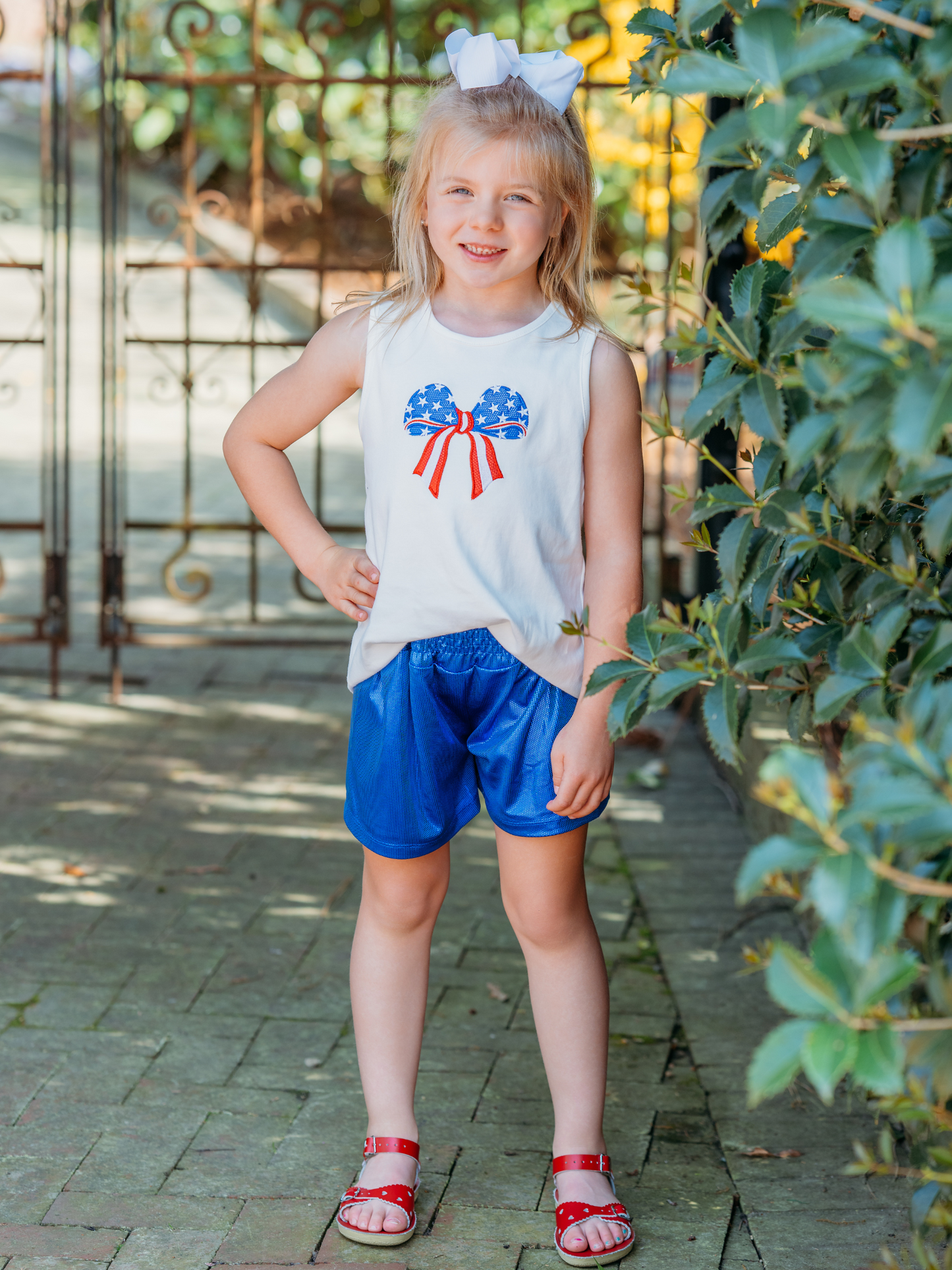 American Flag Sparkle Tank Set