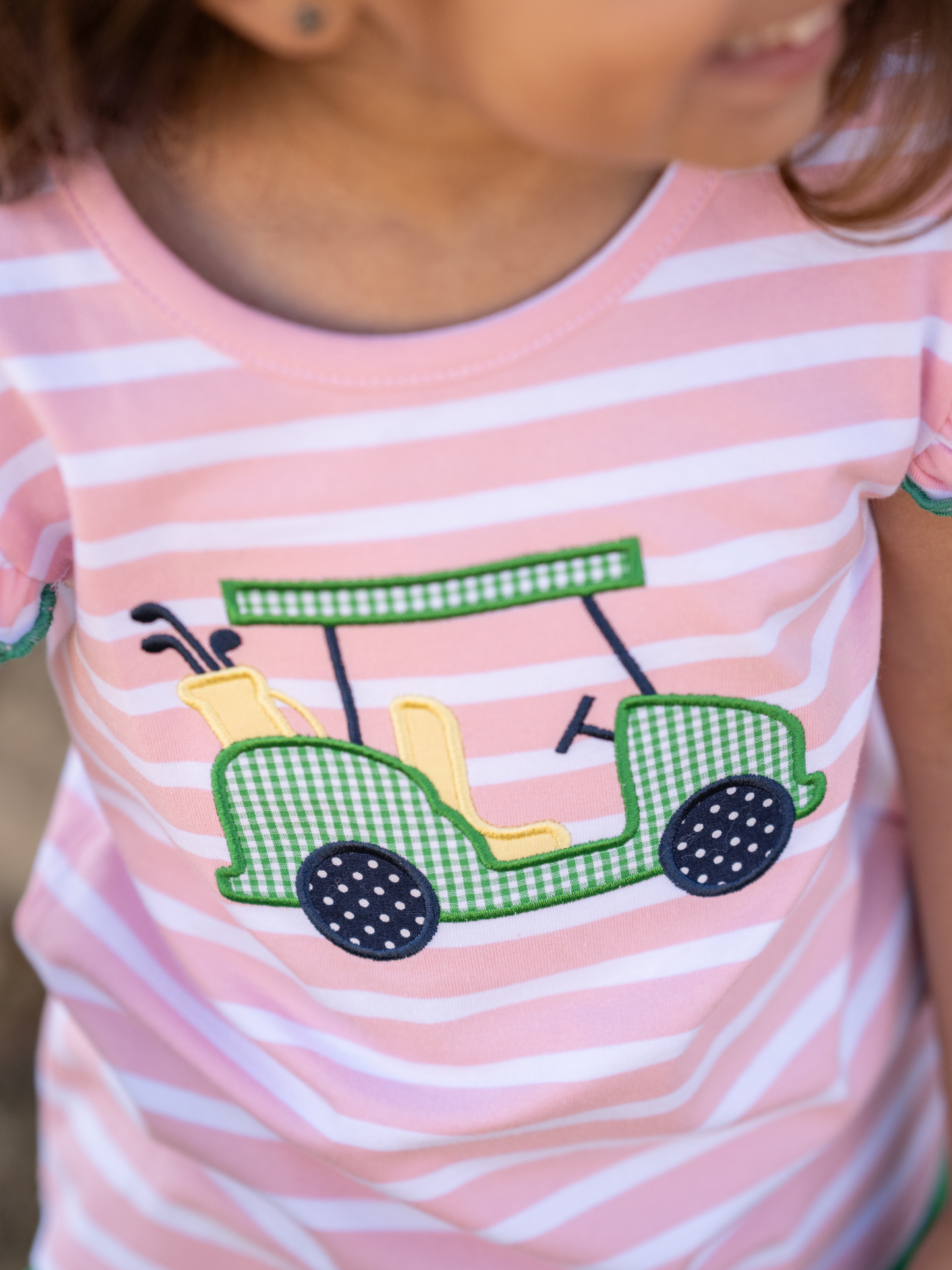 PRE-ORDER Golf Applique Girls Short Set