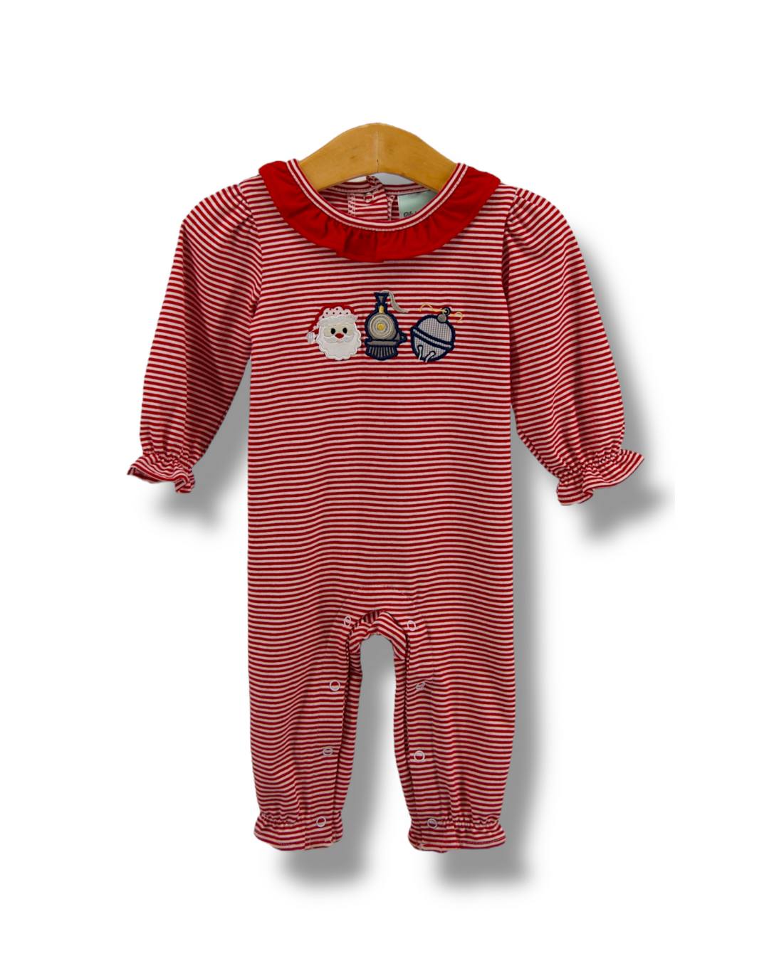 Christmas Train Girls Romper