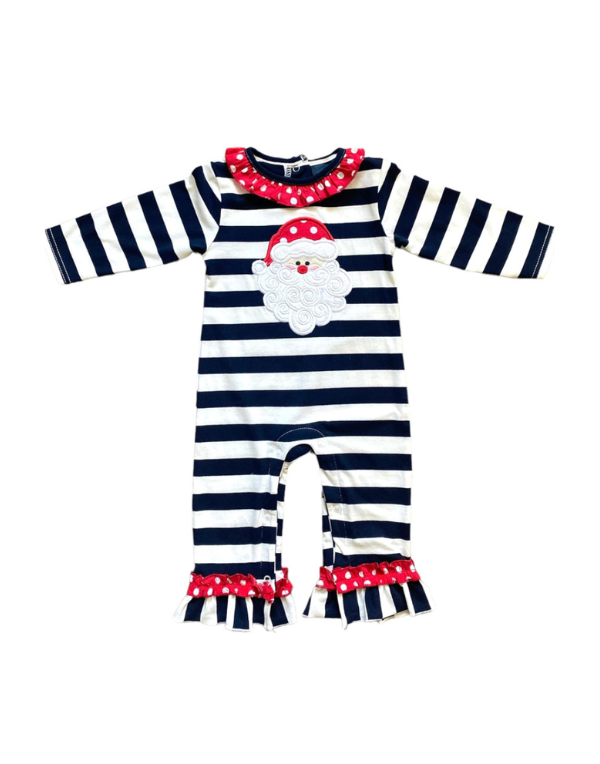 Girl Christmas Santa Romper