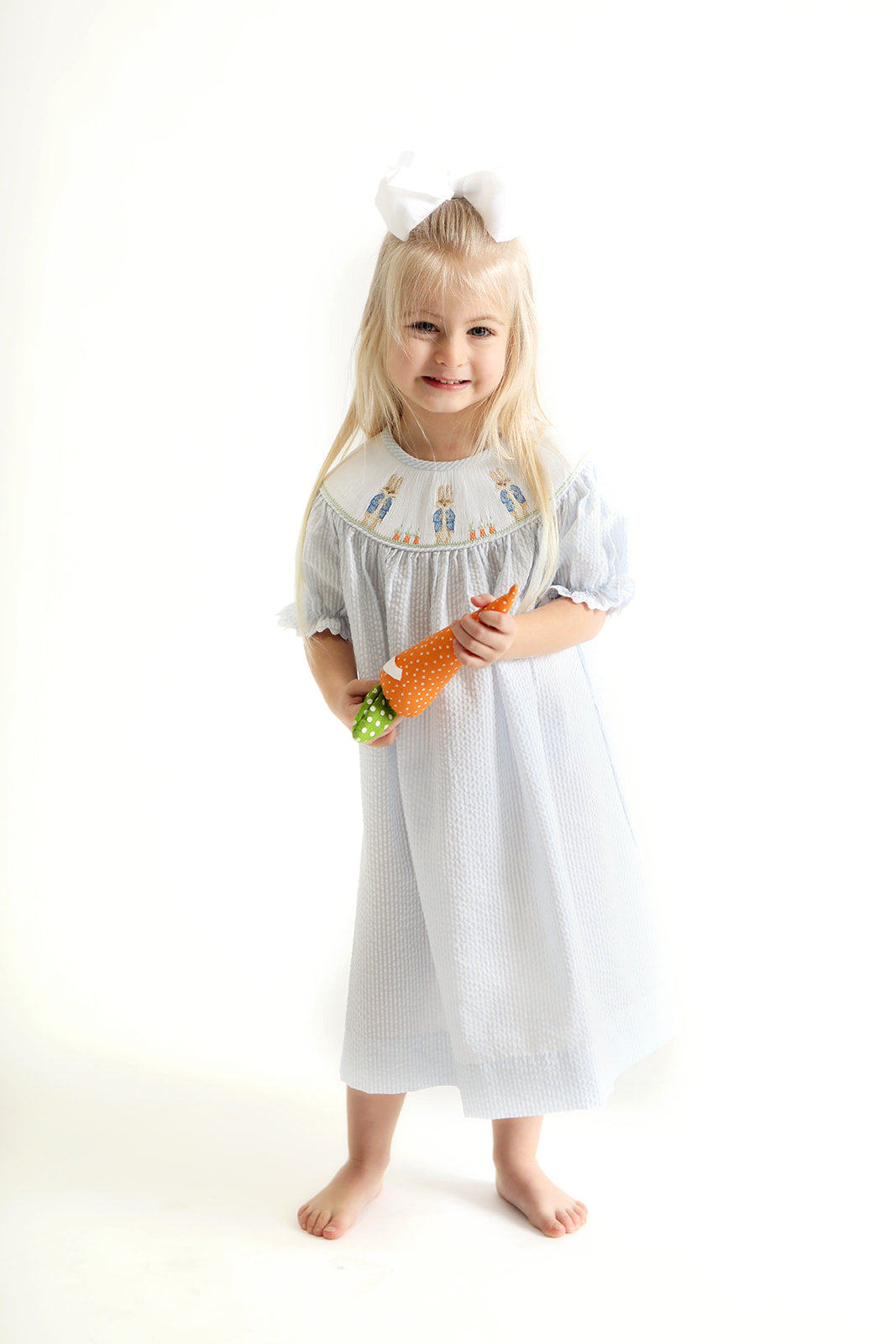 Peter Rabbit Smocked Bishop