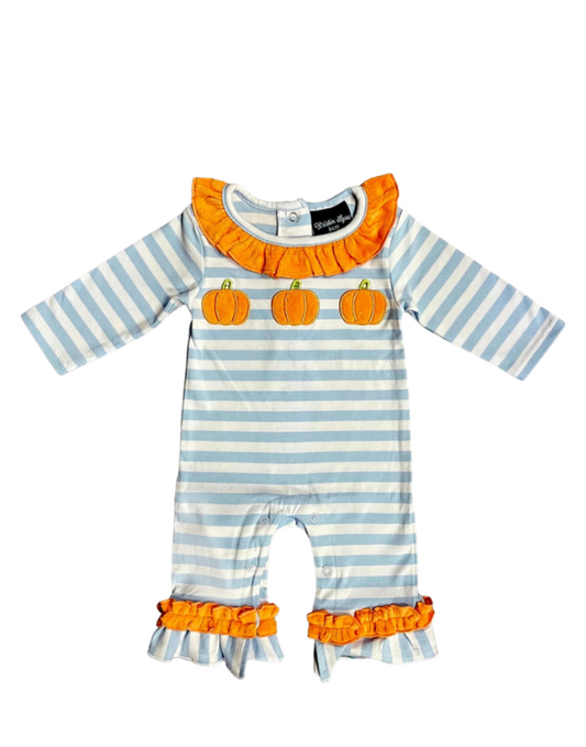 Girl Pumpkin Romper