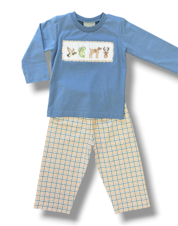 Boys Life Smocked Pant Set