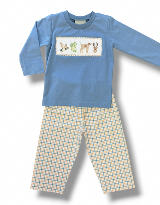 Boys Life Smocked Pant Set